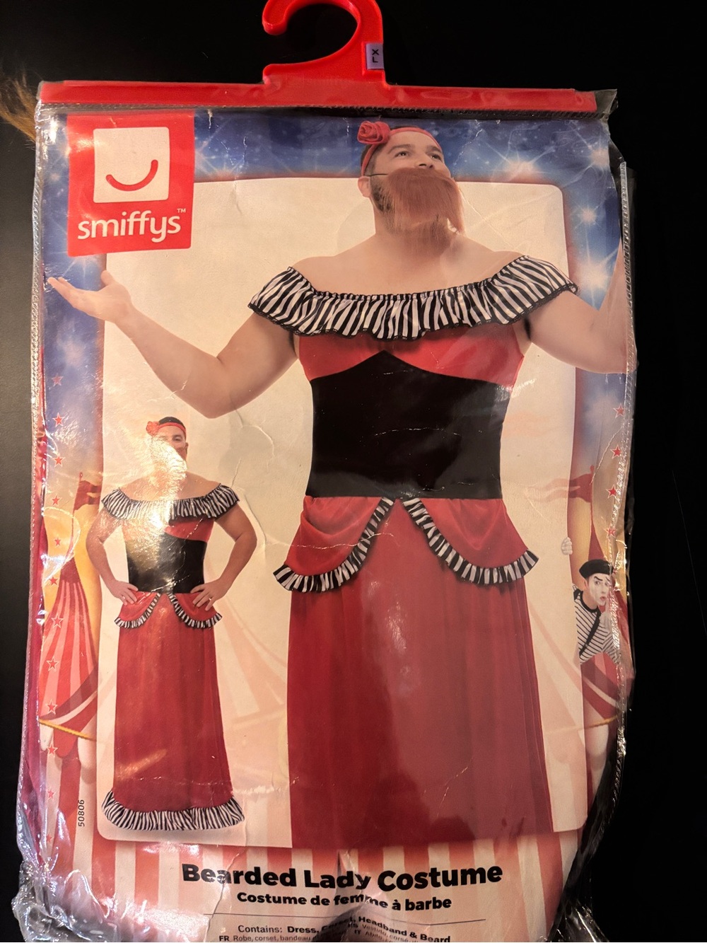 Men’s Bearded Lady Costume